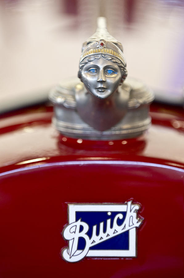 1928 Buick Custom Speedster Hood Ornament 2 Photograph by Jill Reger
