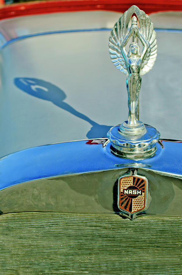 1928 Nash Coupe Hood Ornament 3 Photograph by Jill Reger