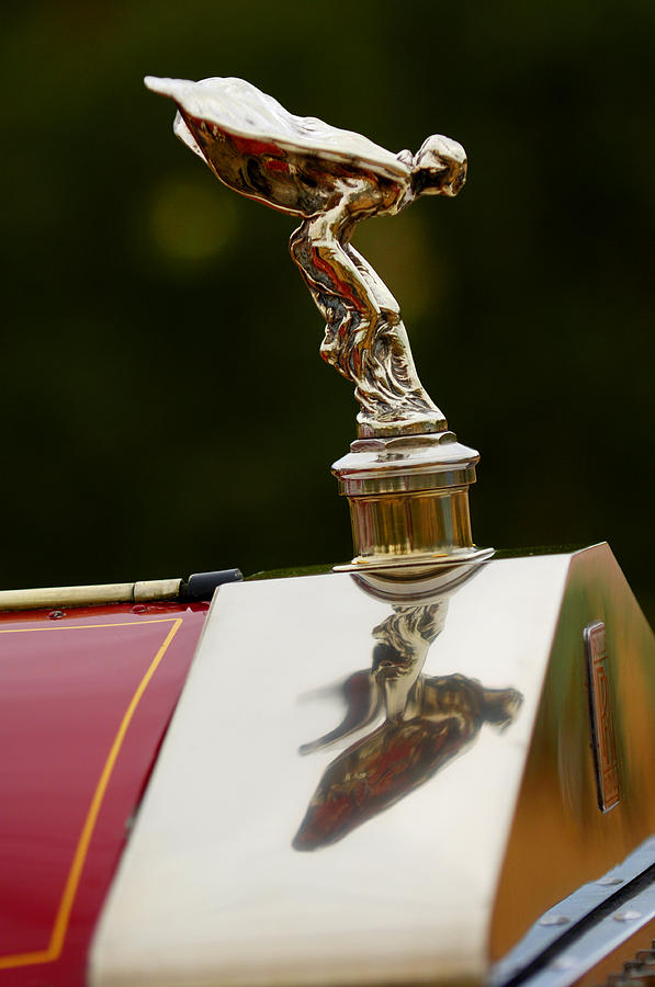 1928 Rolls-Royce Phantom 1 Hood Ornament Photograph by Jill Reger