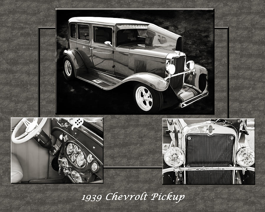 1929 Chevrolet Vintage Classic Car Automobile Sepia 3557.01 Photograph by M K Miller