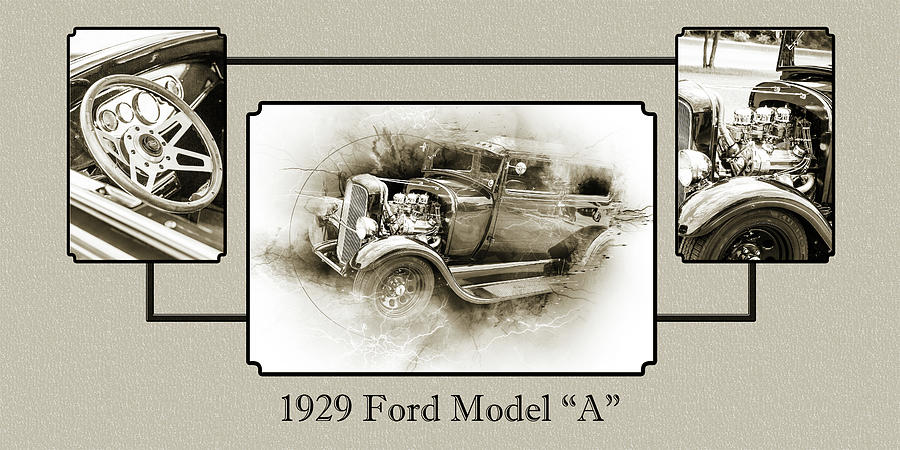 1929 Ford Model A 5511.51 Photograph by M K Miller