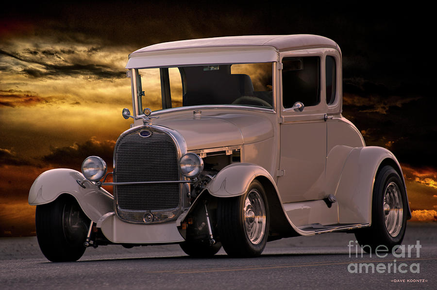1929 Ford Model A Coupe Sitting Pretty Photograph by Dave Koontz