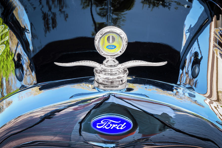 1929 Ford Model A Hood Ornament  Photograph by Rich Franco