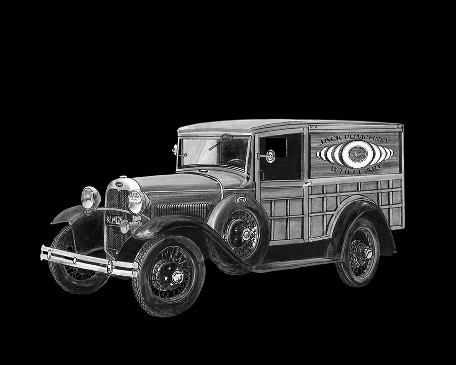 1929 Ford Model A Panel Delivery Painting