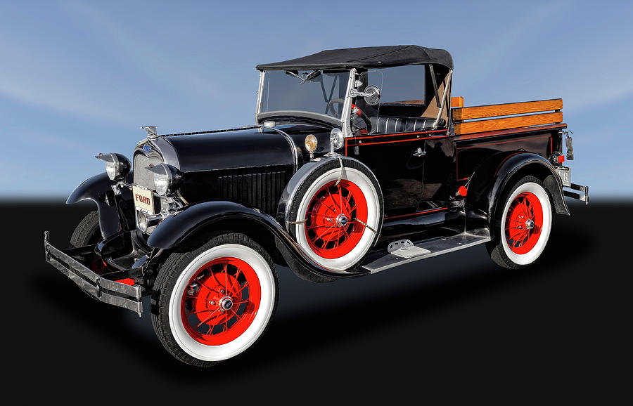 1929 Ford Model A Roadster Pickup -  1929FDMDAARDTRK063 Photograph by Frank J Benz