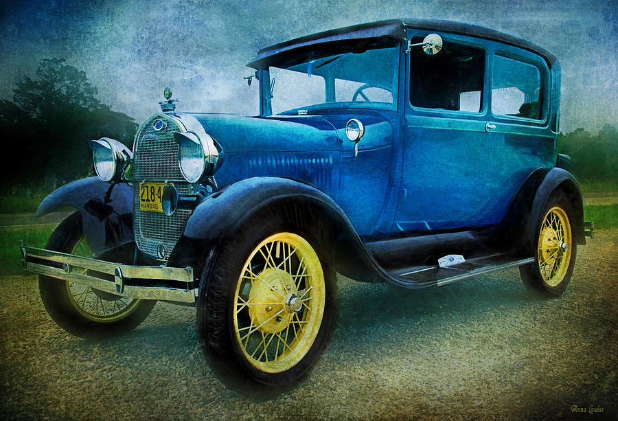 1929 Model A Ford-Two Photograph by Anna Louise