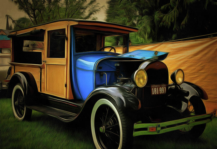 Model A Ford Woody Truck Photograph by Thom Zehrfeld