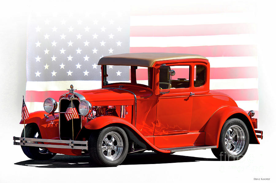 1930 Ford Model A Coupe patriot A I Photograph