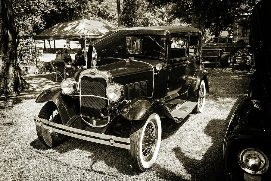 1930 Ford Model A Original Sedan 5538,18 Photograph by M K Miller