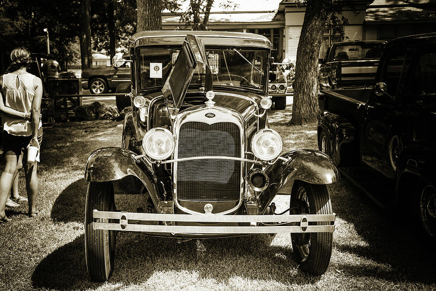 1930 Ford Model A Original Sedan 5538,21 Photograph by M K Miller