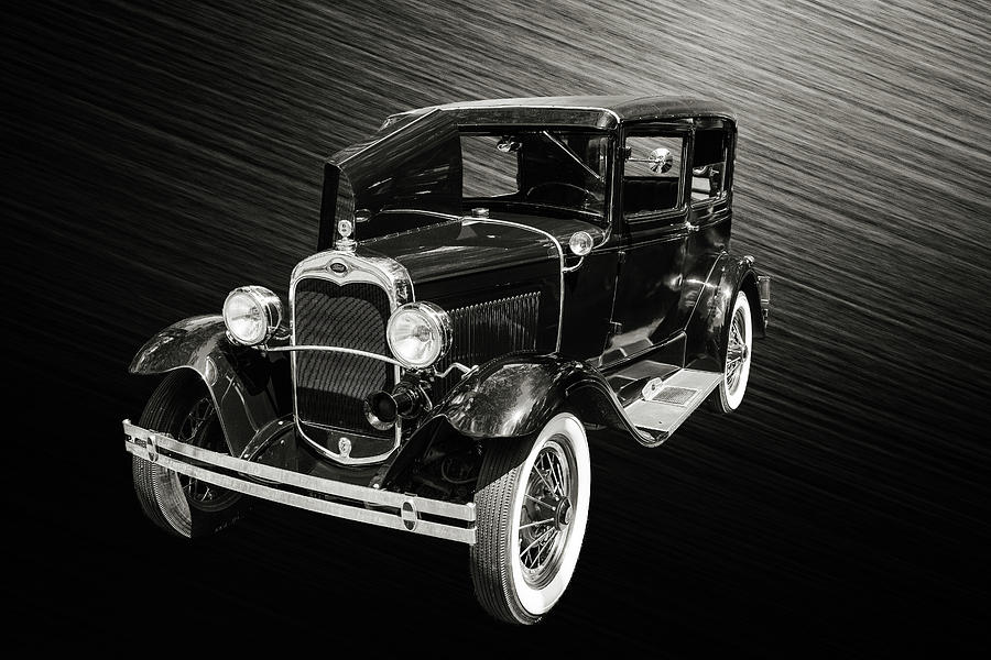 1930 Ford Model A Original Sedan 5538,28 Photograph by M K Miller