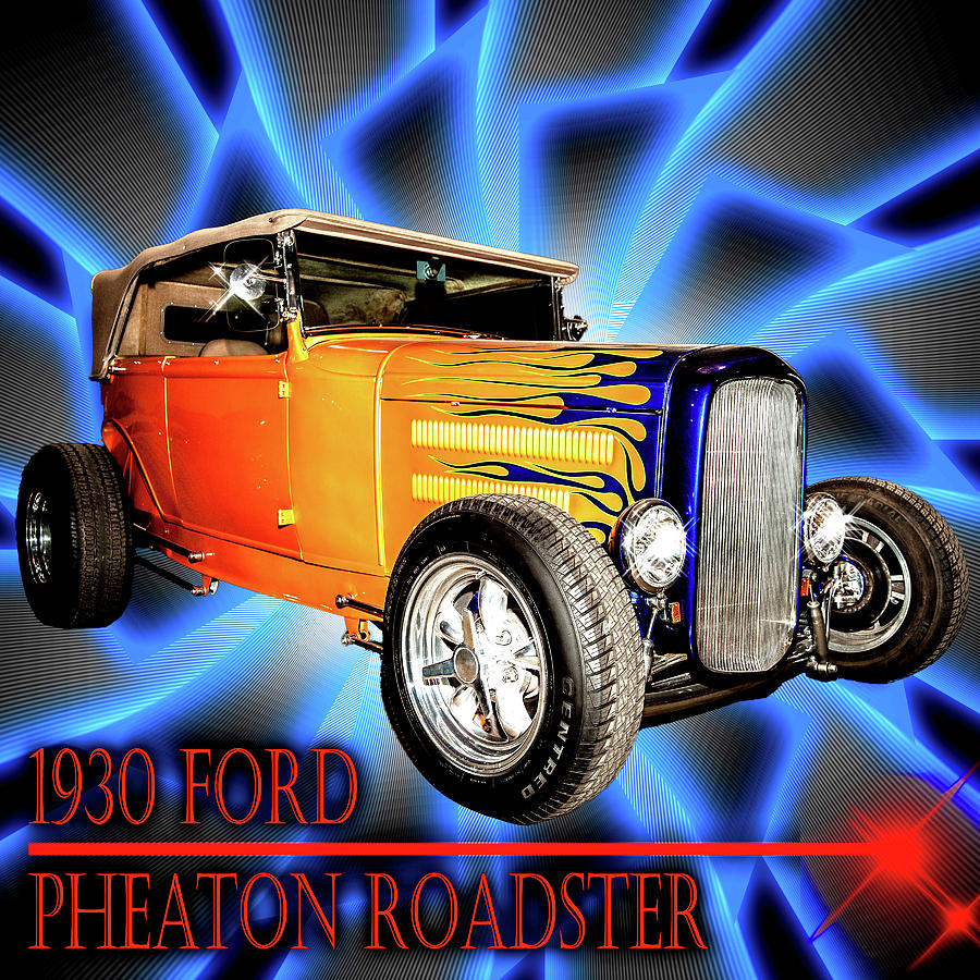 1930 Ford Pheaton Roadster Photograph by Scott Cordell