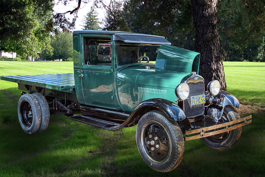 1930 Ford Stakebed Truck 5512.01 Photograph by M K Miller