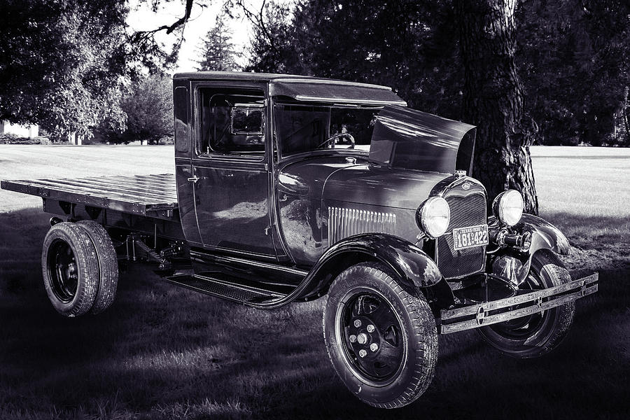1930 Ford Stakebed Truck 5512.50 Photograph by M K Miller