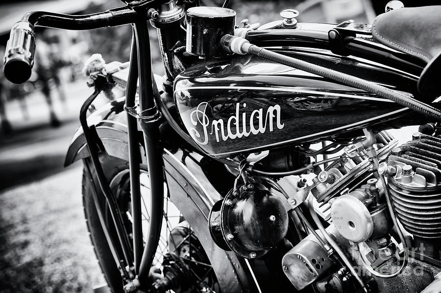 Motorcycle Photograph - 1930 Indian 101 Scout Motorcycle by Tim Gainey