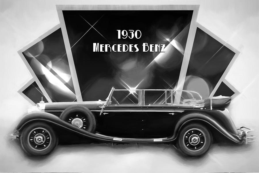 1930 Mercedes-Benz Digital Art by John Haldane