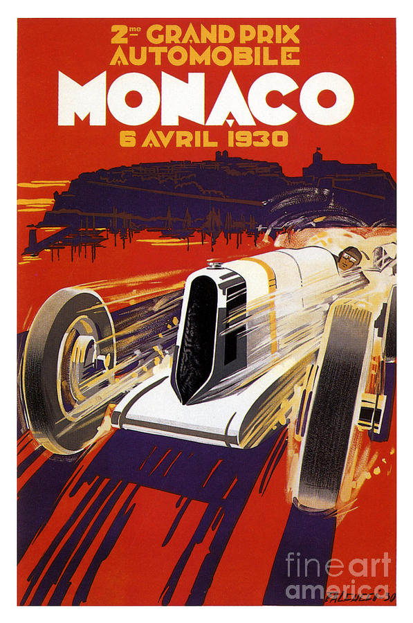 1930 Monaco Grand Prix Photograph by Jon Neidert
