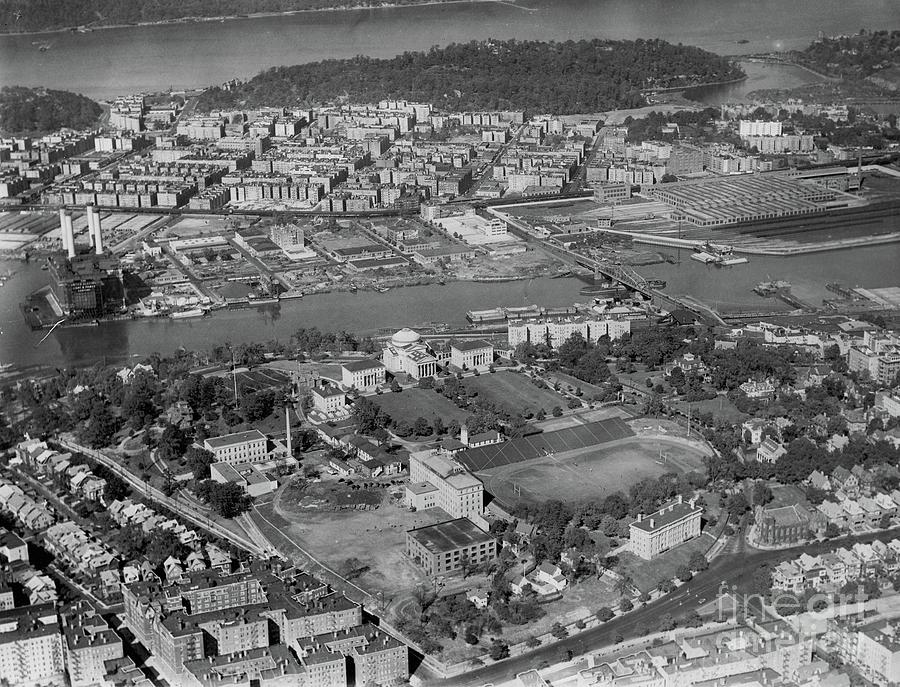 1930s Northern Manhattan Aerial  Photograph by Cole Thompson