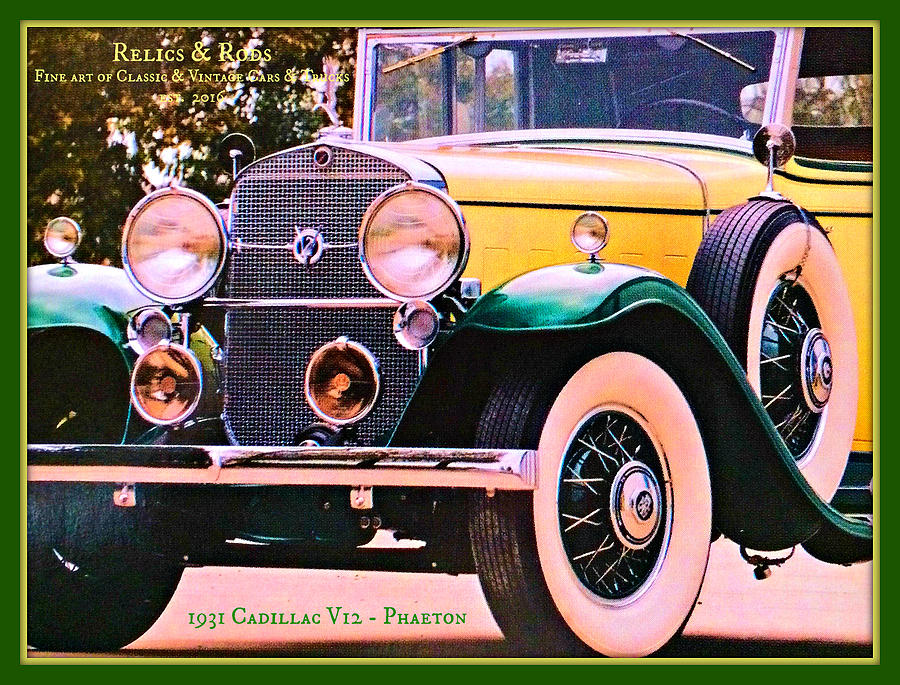 1931 Cadillac V12 - Phaeton Photograph by Barbara Zahno
