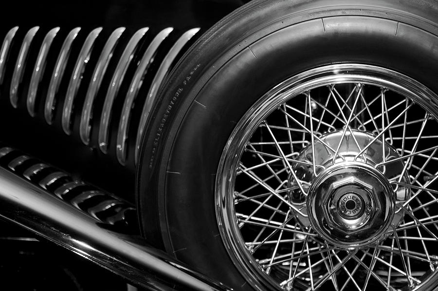 1931 Duesenberg Model J Spare Tire 2 Photograph by Jill Reger