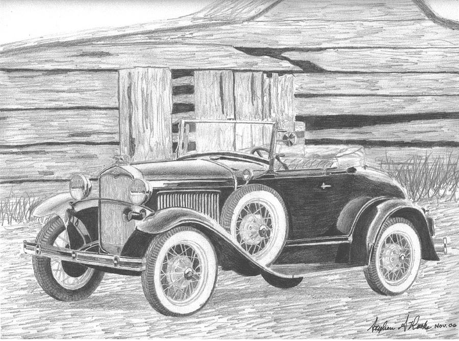 model a ford drawing