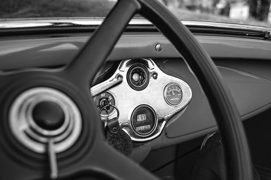 1931 Ford Dashboard Photograph by Joe Holley