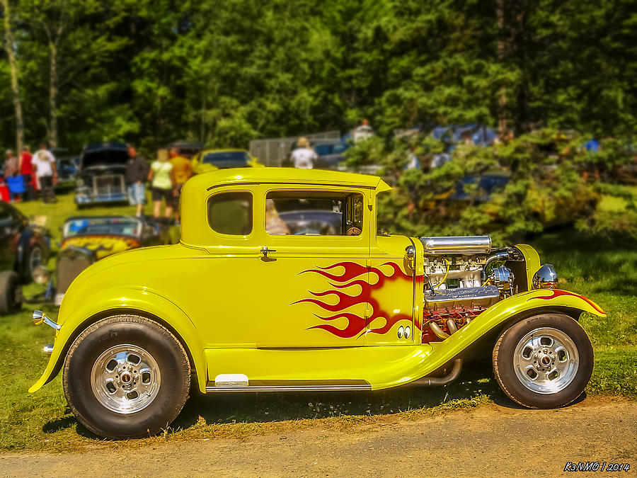 1931 Ford Model A Coupe Photograph by Ken Morris