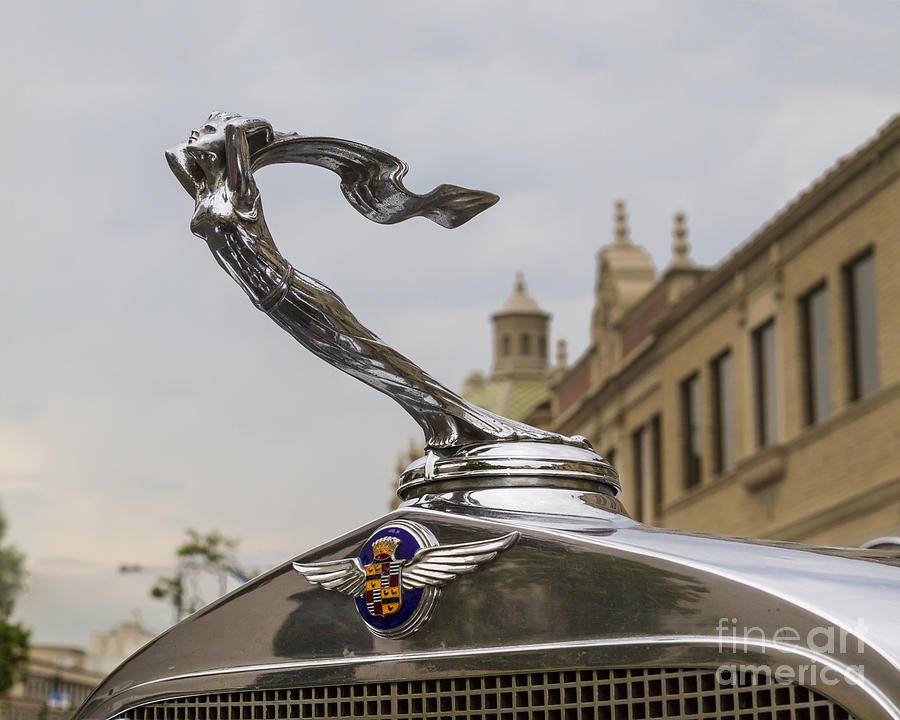 1932 Cadillac Hood Ornament Photograph by Dennis Hedberg
