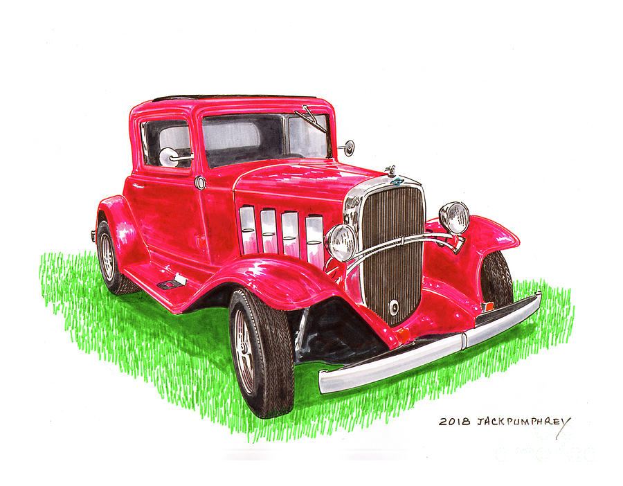 1932 Chevrolet Restro Rod Painting