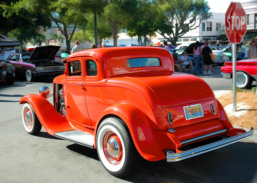1932 Ford  5 Window Coupe Photograph by Ginger Wakem