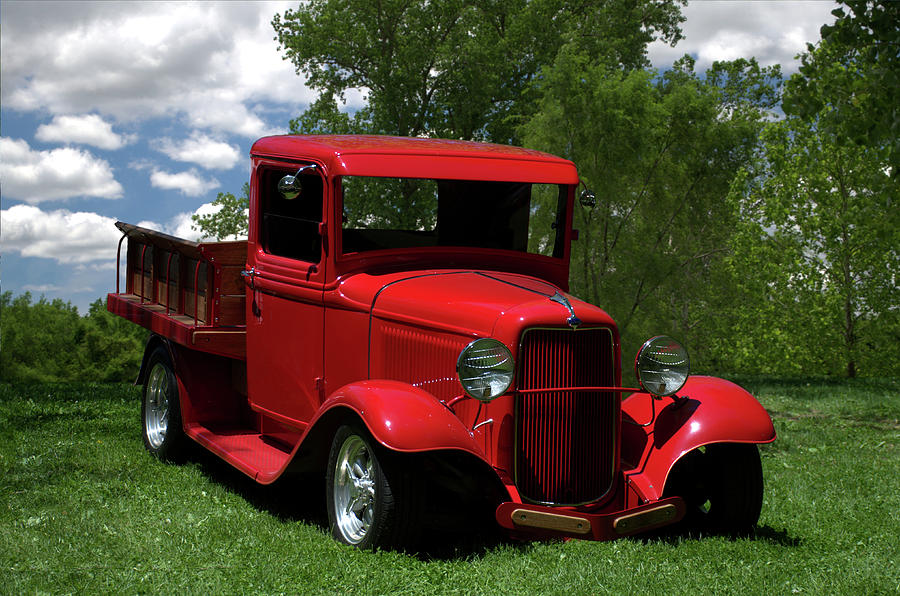 1932 Ford Flatbed Pickup Photograph by Tim McCullough
