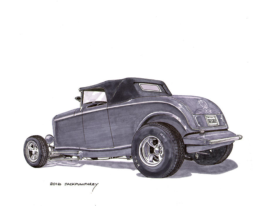 1932 Ford Hot Rod Painting