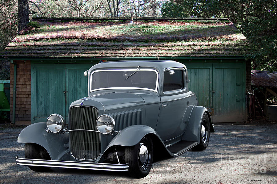 1932 Ford navy Coupe Photograph