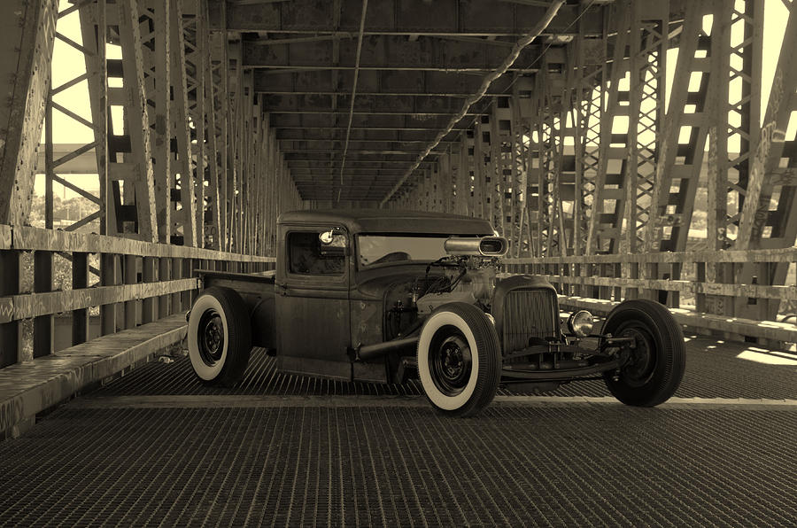 1932 Ford Pickup Rat Rod Photograph by Tim McCullough
