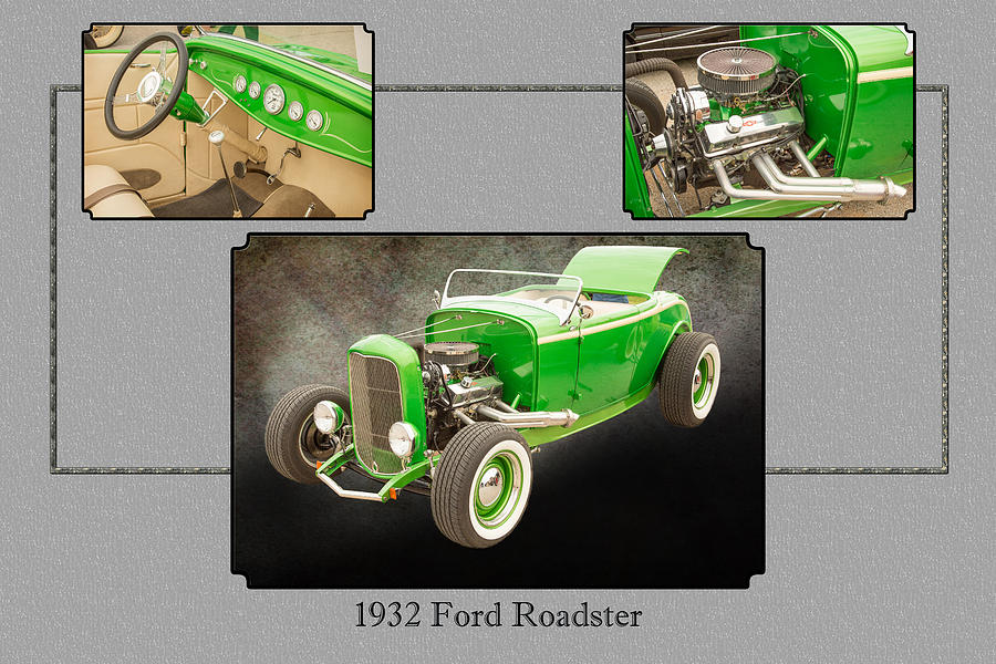 1932 Ford Roadster Color Photographs and Fine Art Prints 008.02 Photograph by M K Miller
