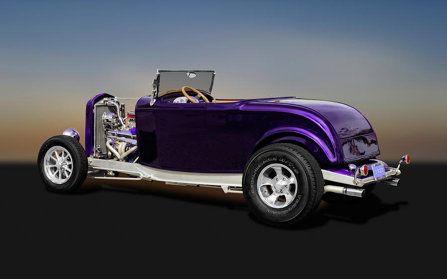 1932 Ford Roadster Convertible  -  1932FDRDCV9518 Photograph by Frank J Benz