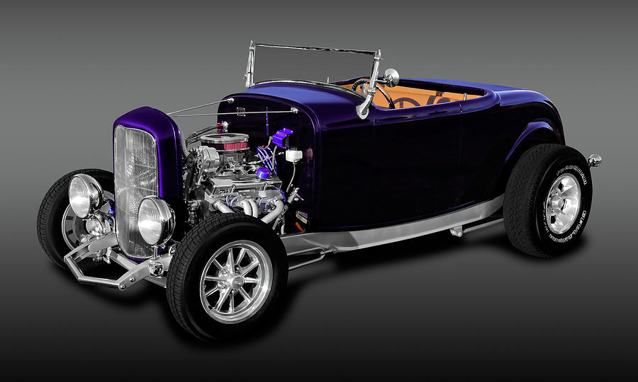 1932 Ford Roadster Convertible   -  1932FDRDCVFA9840 Photograph by Frank J Benz