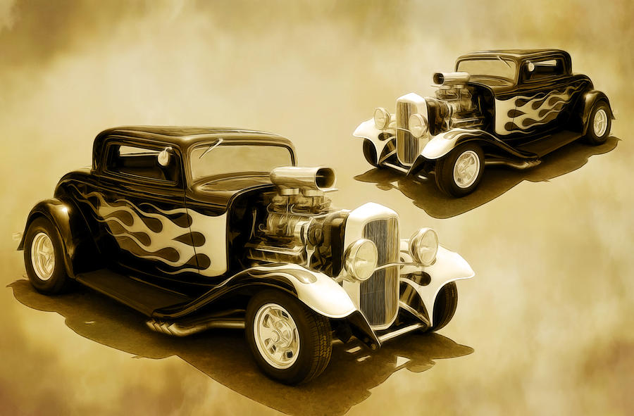 1932 Fords Photograph by Steve McKinzie
