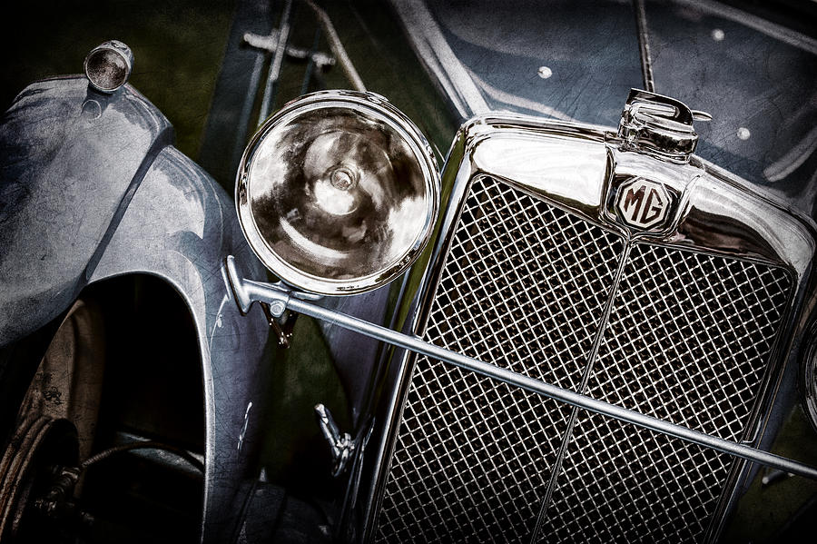 1932 MG F1 Magna Grille -1363ac Photograph by Jill Reger