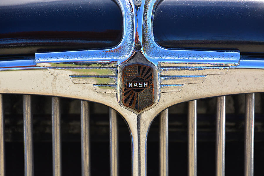 1932 Nash 980 Emblem Photograph by Mike Martin