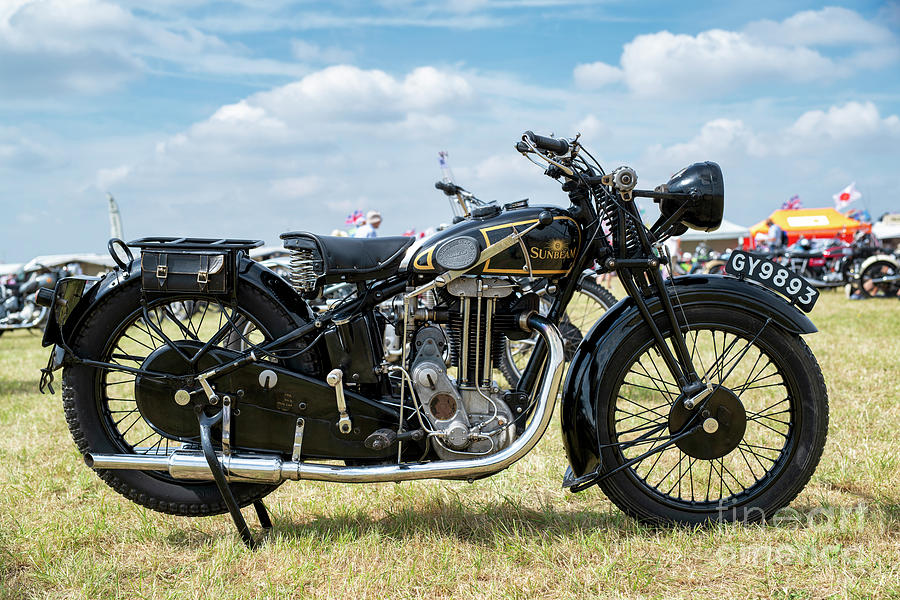 1932 Sunbeam Motorcycle Photograph by Tim Gainey