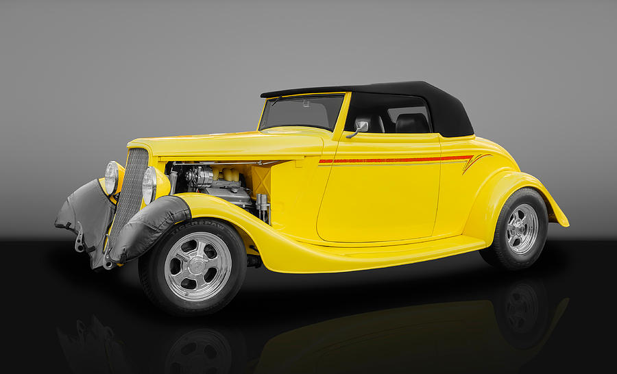 1933 Ford Cabriolet Hot Rod Photograph by Frank J Benz