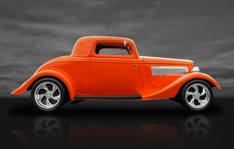 1933 Ford Three Window Coupe Photograph by Frank J Benz