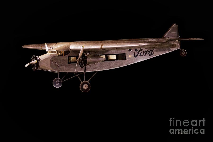 Transportation Photograph - 1933 Ford Tri-Motor Aircraft I by Dave Koontz