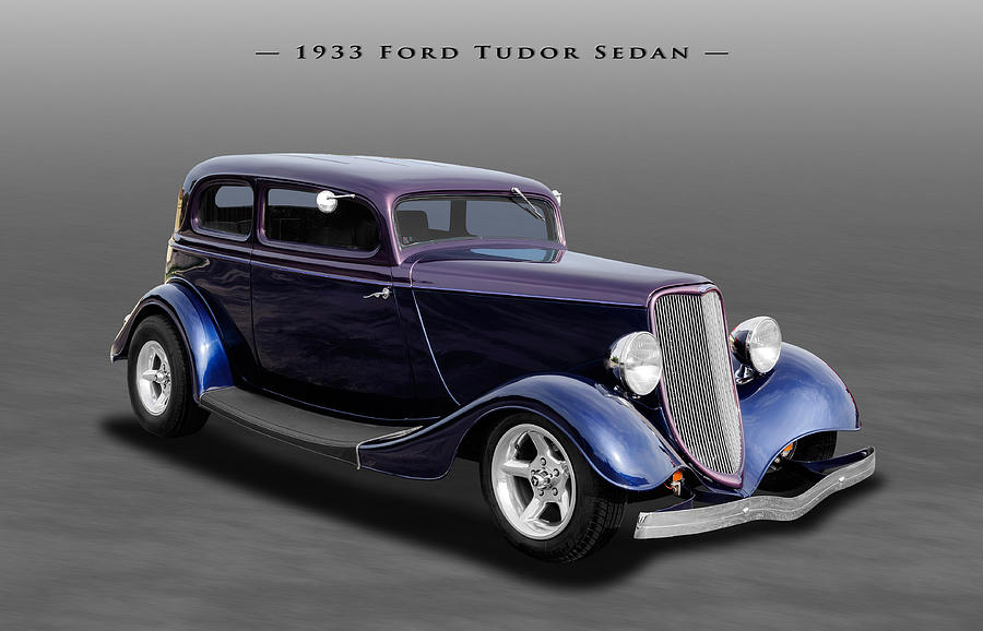 Hot Rod Photograph - 1933 Ford Tudor Sedan Street Rod by Frank J Benz