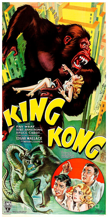 1933 King King Movie Poster Photograph by Jon Neidert