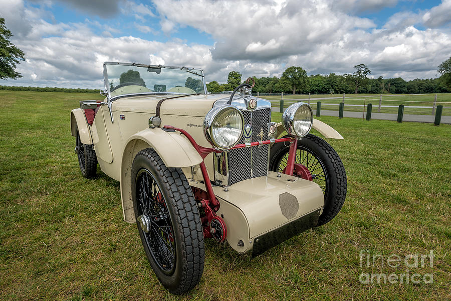 1933 MG Sports Car Photograph by Adrian Evans