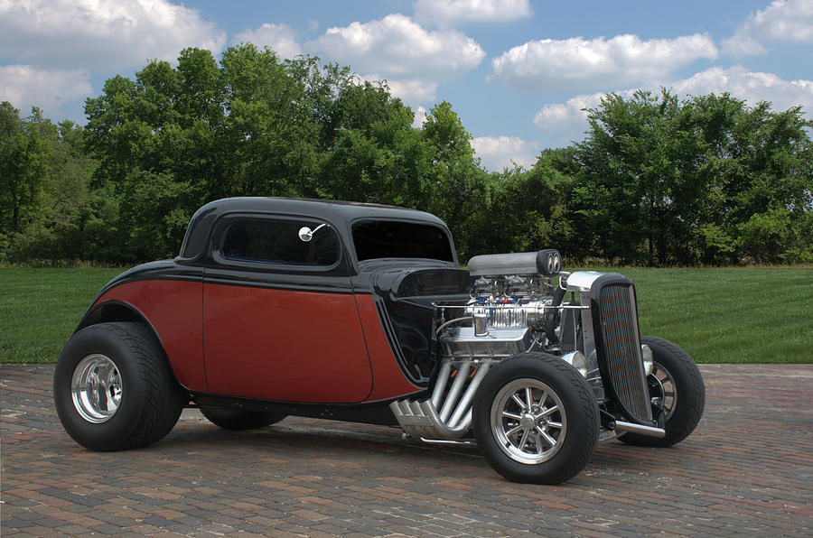 1934 Ford Coupe Hot Rod Photograph by Tim McCullough