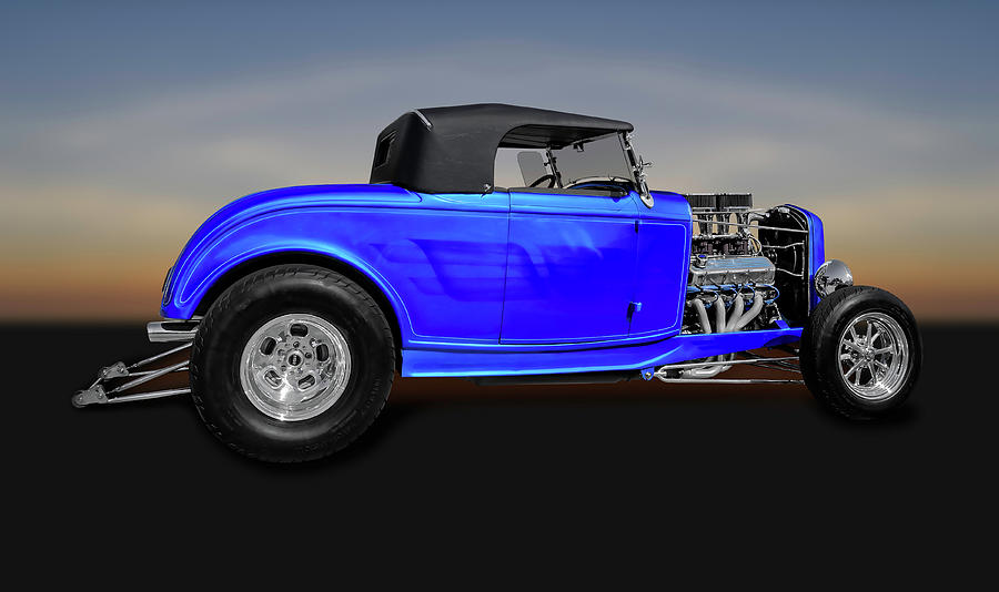 1932 Ford Roadster Convertible Coupe  -  32FORDROADSTERCV0100 Photograph by Frank J Benz
