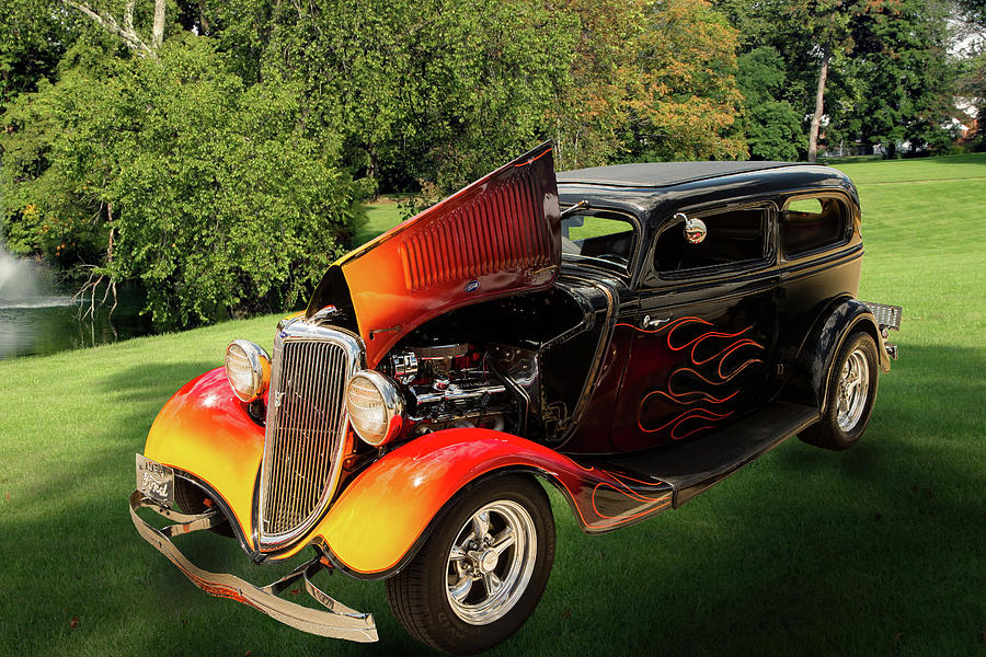 1934 Ford Street Rod Classic Car 5545.11 Photograph by M K Miller